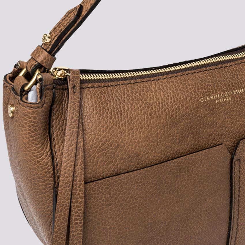 BORSA a spalla Ginko in PELLE color tokai BS 10446 RMN-NA 6095 GIANNI CHIARINI 