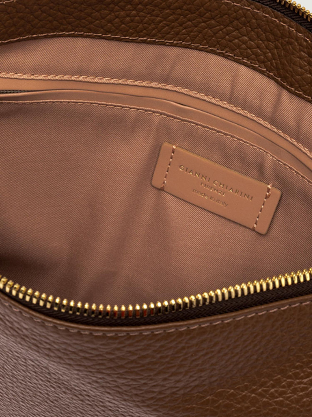 BORSA A SPALLA CHIARA COLOR FANGO 10942 TKL-NA 218 GIANNI CHIARINI 
