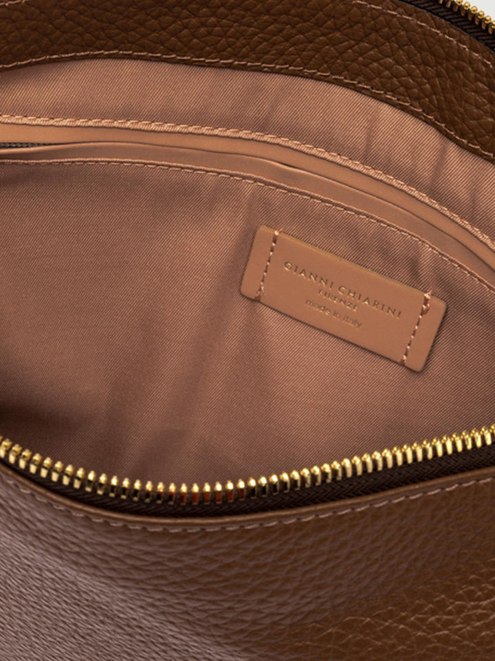 BORSA A SPALLA CHIARA COLOR FANGO 10942 TKL-NA 218 GIANNI CHIARINI 