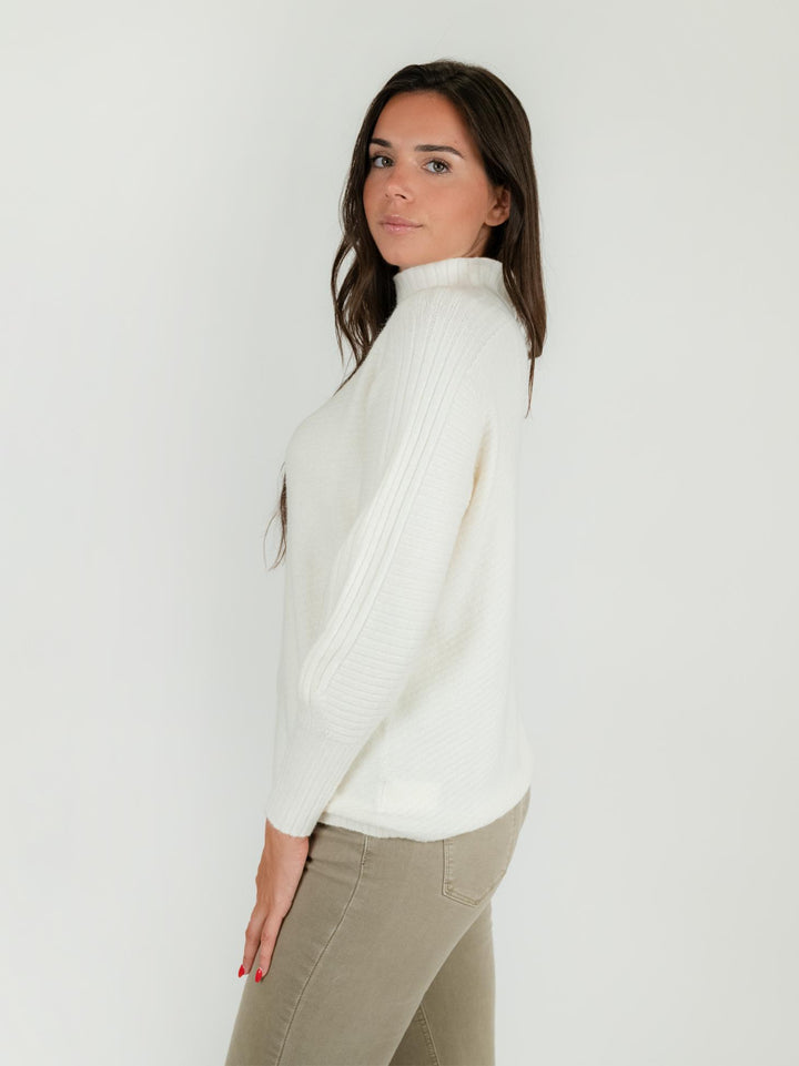 LUPETTO IN MAGLIA PANNA 0570/273 0248 BIMOR 