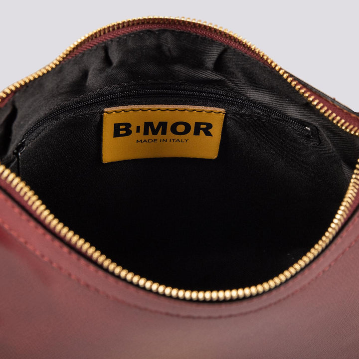 BORSA  QUEEN CON CATENA ORO  IN PELLE BORDEAUX QUEEN BORDEAUX BIMOR 
