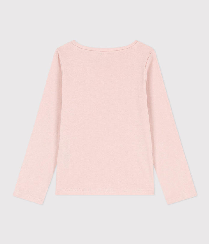 T-SHIRT MANICHE LUNGHE IN COTONE BAMBINA A08HF 04 PETIT BATEAU 