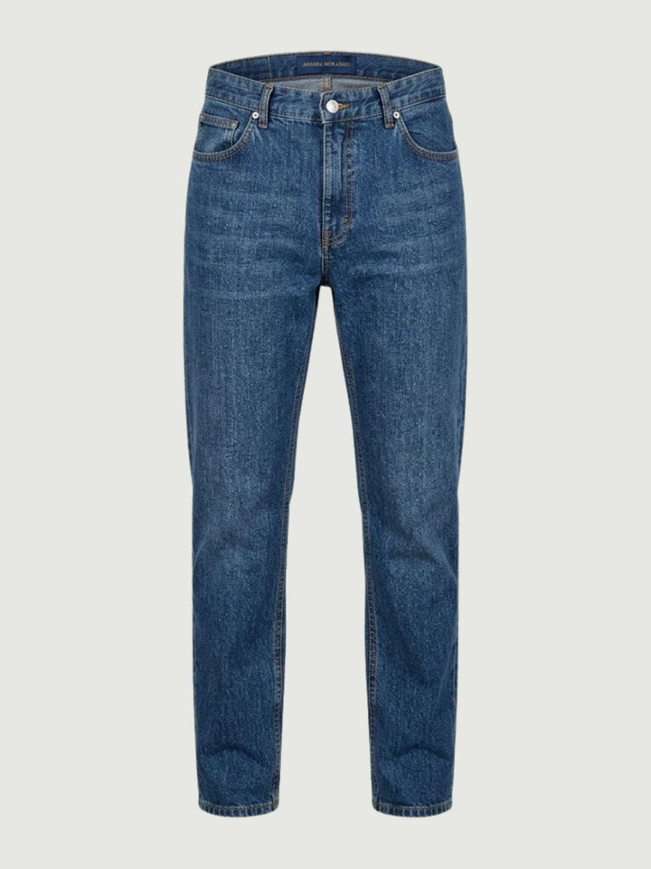 Jeans cinque tasche in cotone lavaggio medio 7685BOM MEDIO ANDREA MORANDO 