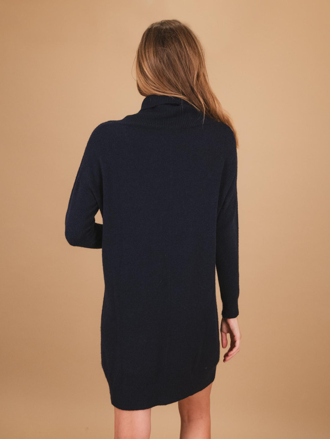 MAGLIA ABITO CON COLLO ALTO BLU 0370/225 115 BIMOR 