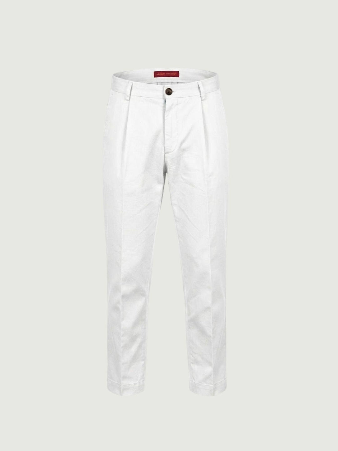 Pantalone con tasche americane lino cotone bianco CO0515M 1000 ANDREA MORANDO 