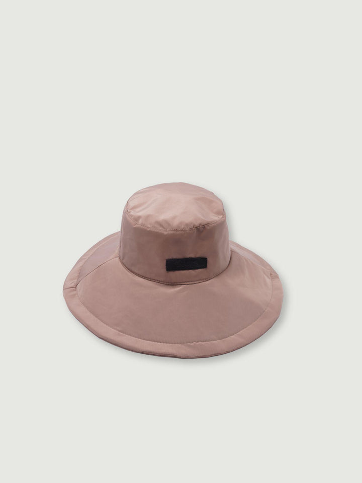 CAPPELLO CLOCHE NYLON COLOR MARRONE SMOKEY CASTORO CATARZI 