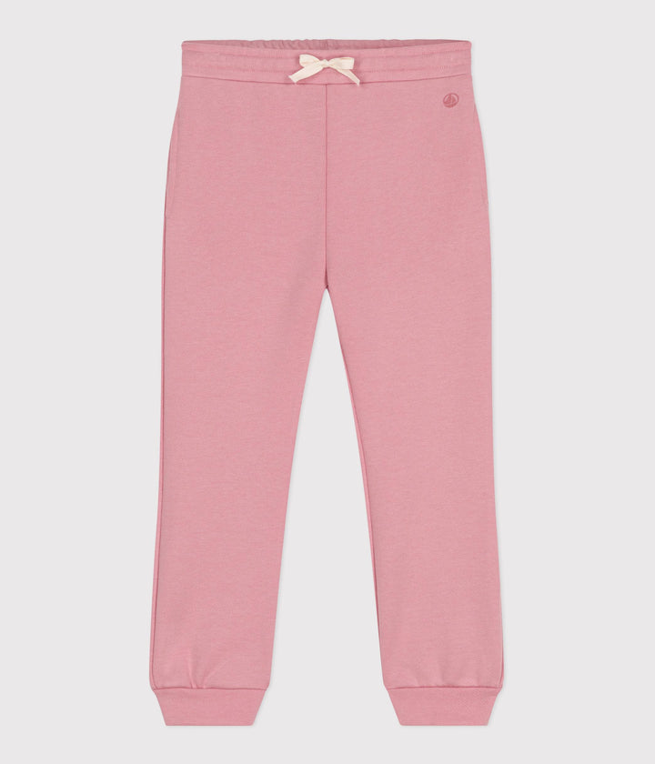 Joggers in cotone rosa A0D6H 01 PETIT BATEAU 