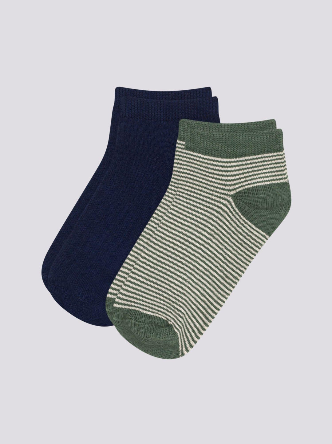 2 PAIA DI CALZINI BAMBINO IN COTONE MILLERIGHE A0A6A 01 PETIT BATEAU 