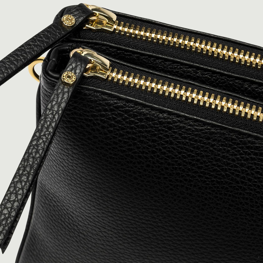 Borsa a tracolla Frida in pelle nera BS 10436 STSR 001 GIANNI CHIARINI 
