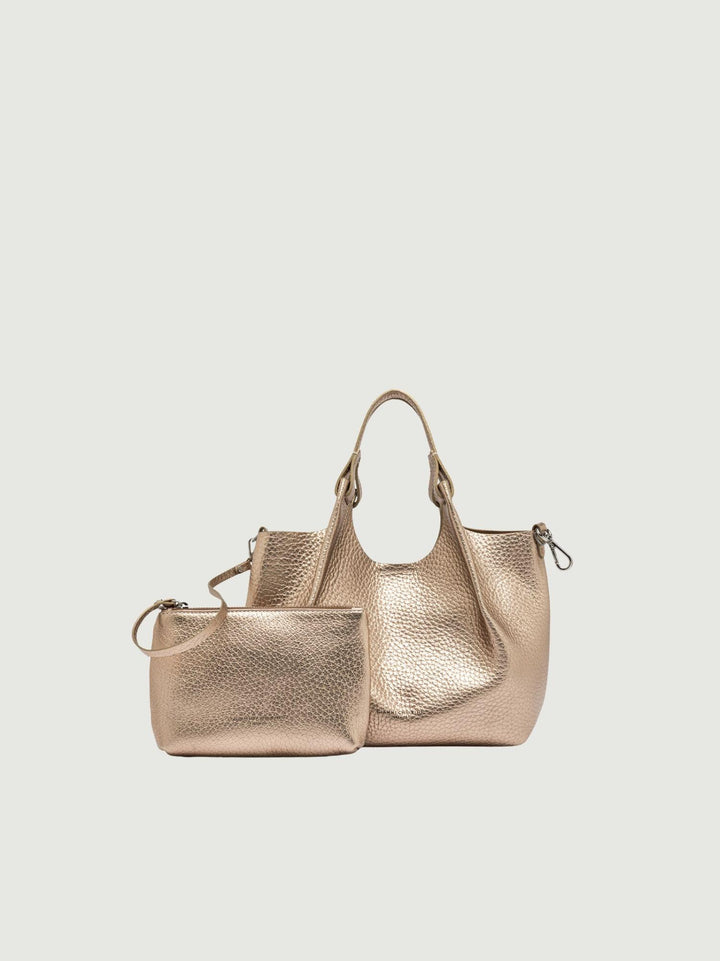 Borsa Dua in pelle mirage clay BS 9719 RNGDBL T.U. 14368 GIANNI CHIARINI 