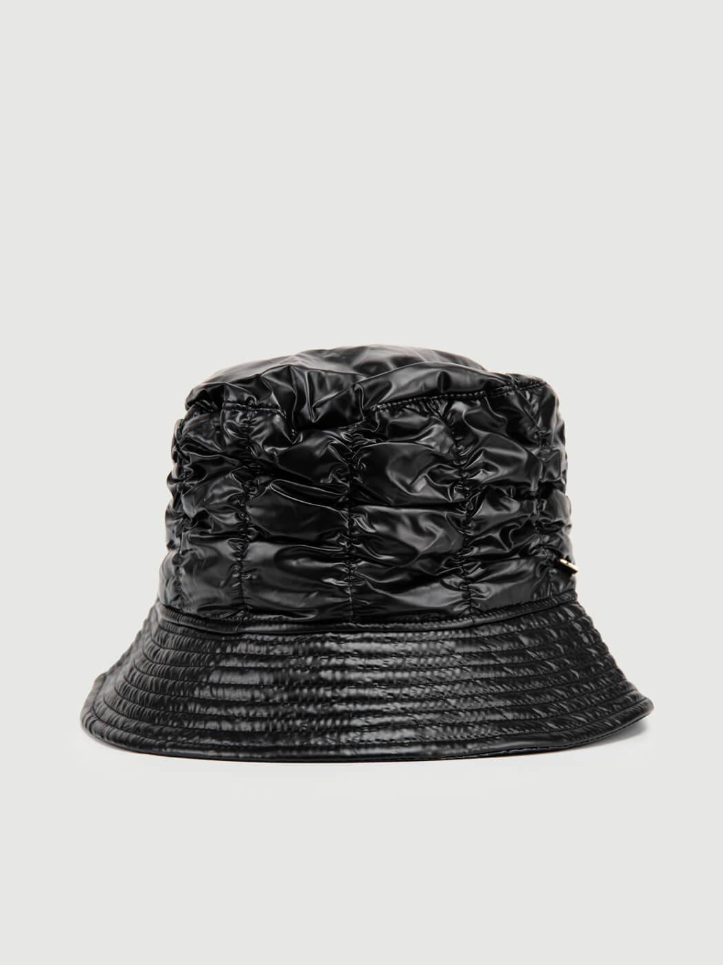 CAPPELLO BUCKET DA PIOGGIA NERO CP4284 NERO ANDREA MORANDO 