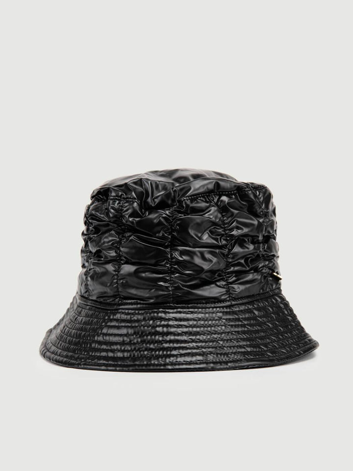 CAPPELLO BUCKET DA PIOGGIA NERO CP4284 NERO ANDREA MORANDO 