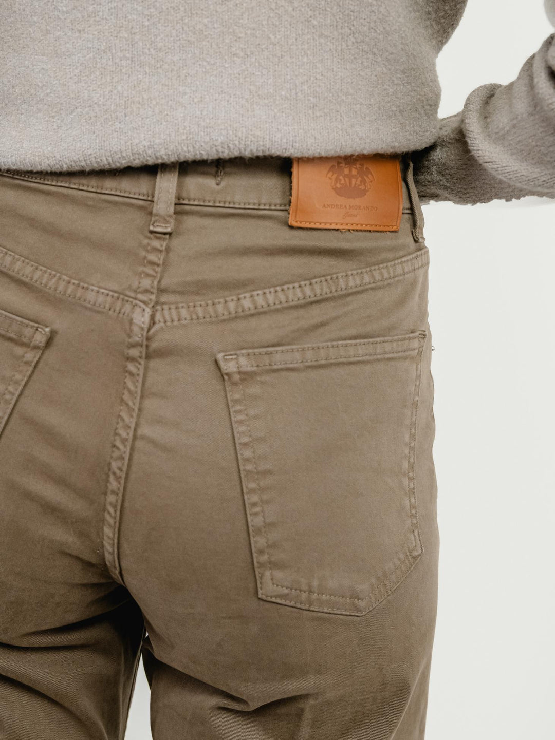 PANTALONE 5 TASCHE A PALAZZO TORTORA 805343JA TORTORA ANDREA MORANDO 