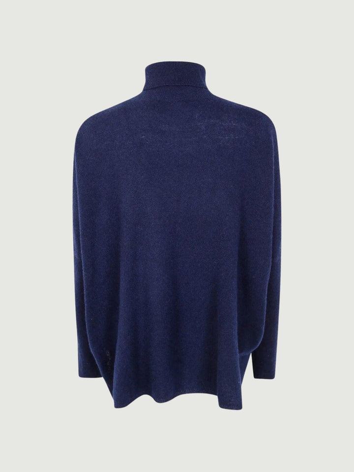 MAGLIONE CLARA IN CASHMERE BLU NAVY CLARA NAVY ABSOLUT CASHMERE 