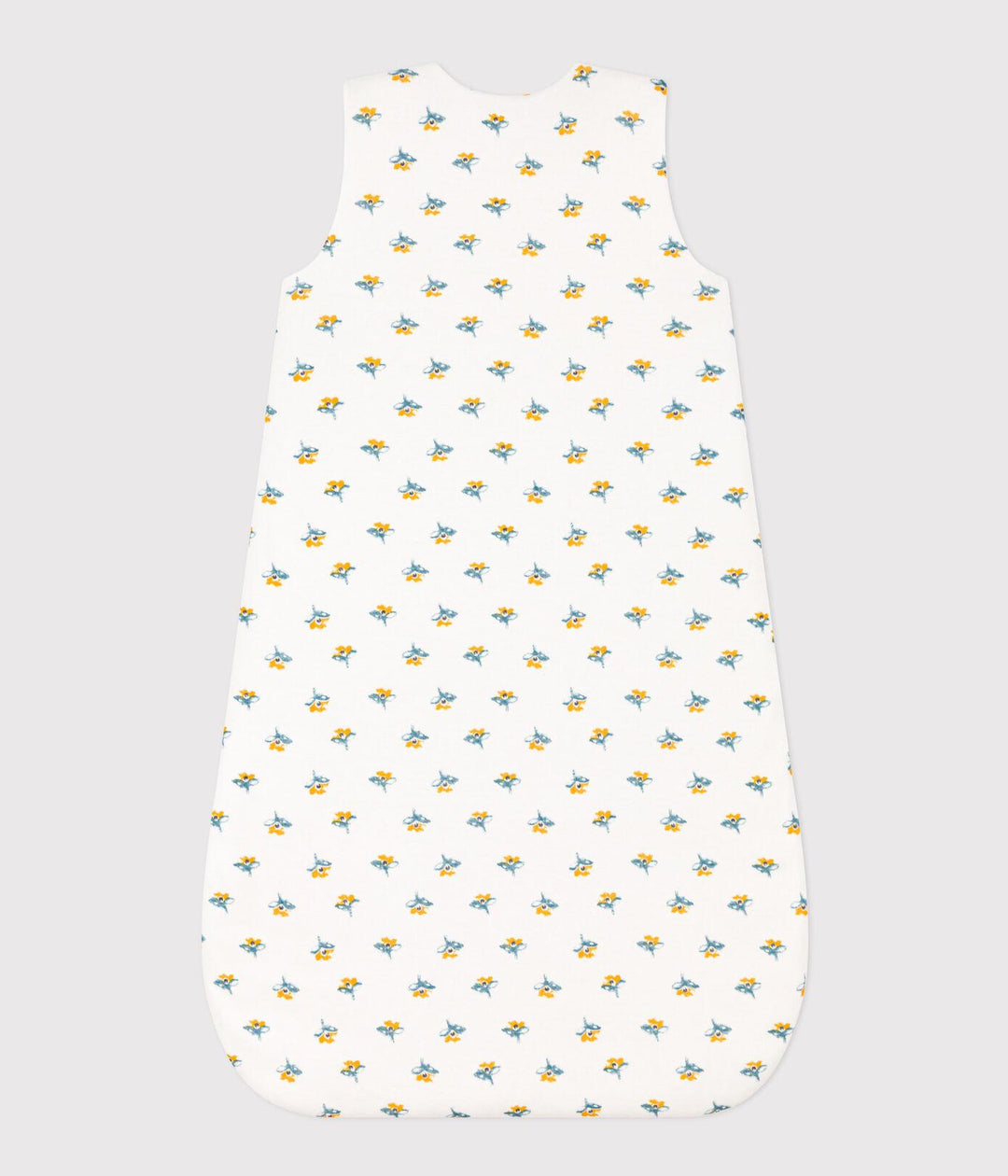 SACCO NANNA IN COTONE CON FANTASIA A FIORI A08EF 01 PETIT BATEAU 