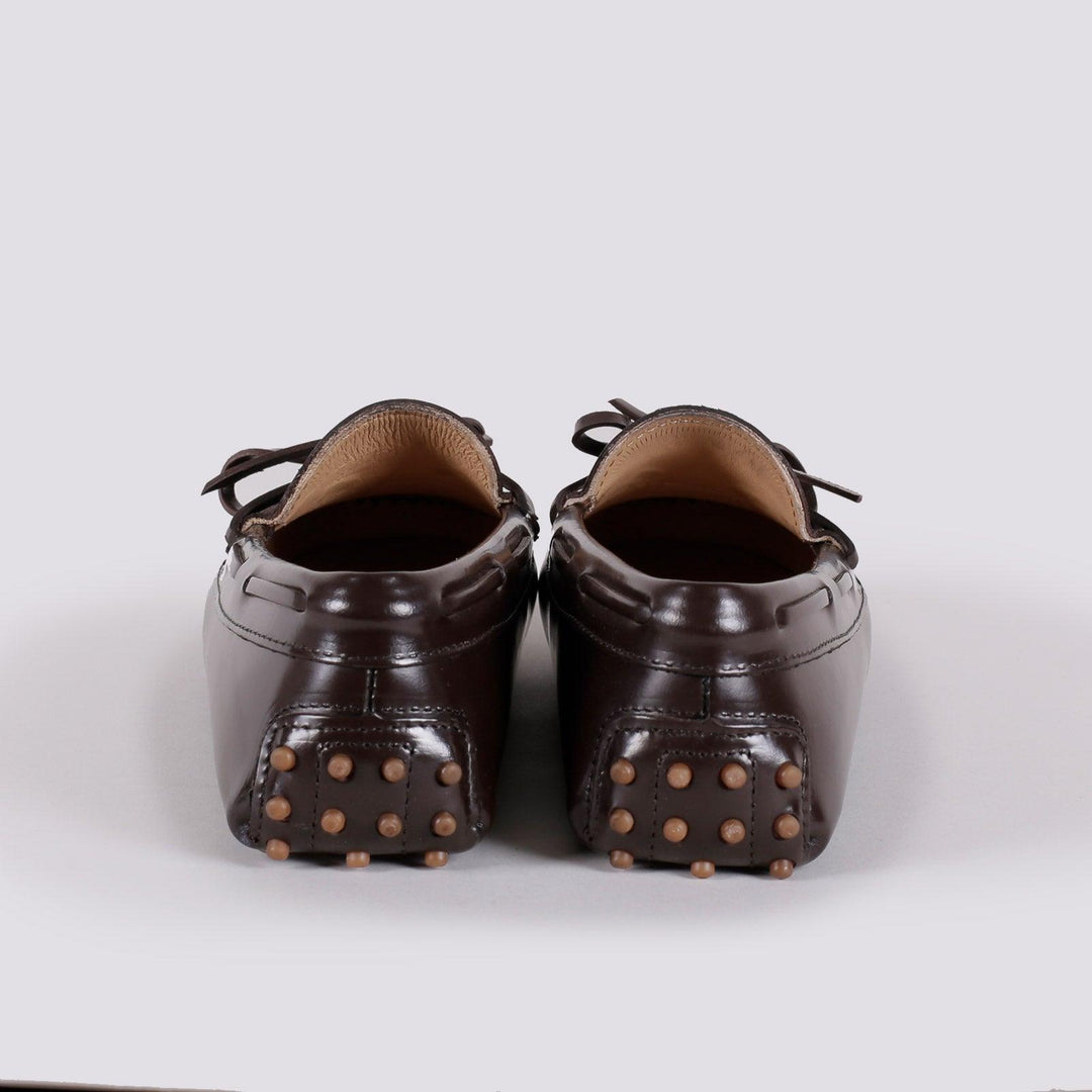 MOCASSINO IN PELLE CON GOMMINI 1003/PELLE T MORO ANDREA MORANDO 
