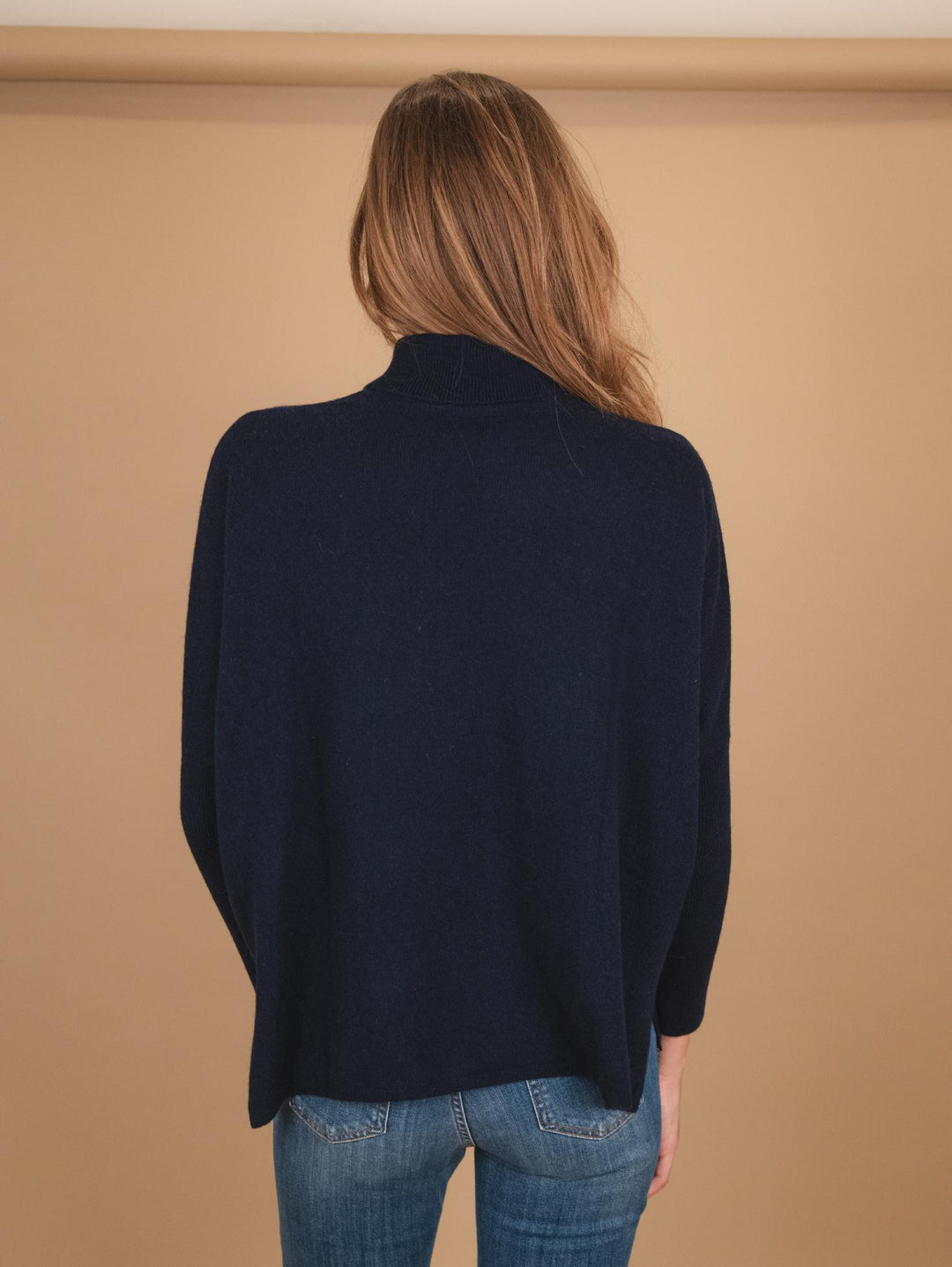 DOLCEVITA OVER IN CASHMERE ECO-FRIENDLY BLU CLARA BLU ABSOLUT CASHMERE 
