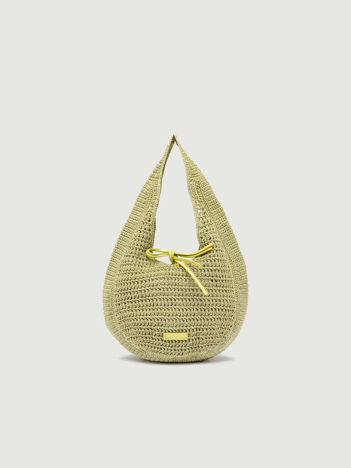 BORSA HOBO EUFORIA ALL' UNCINETTO verde chiaro BS 10816 SMCRH 13313 GIANNI CHIARINI 