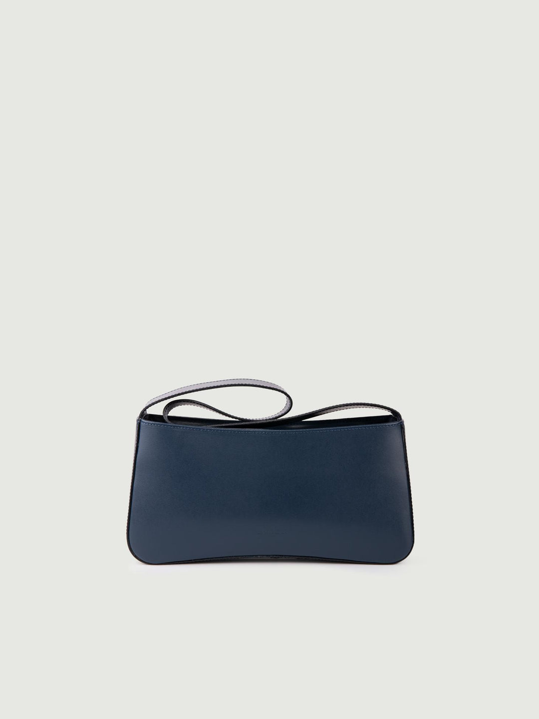 BORSA A SPALLA SEVENTY IN PELLE BLU SEVENTY BLU BIMOR 