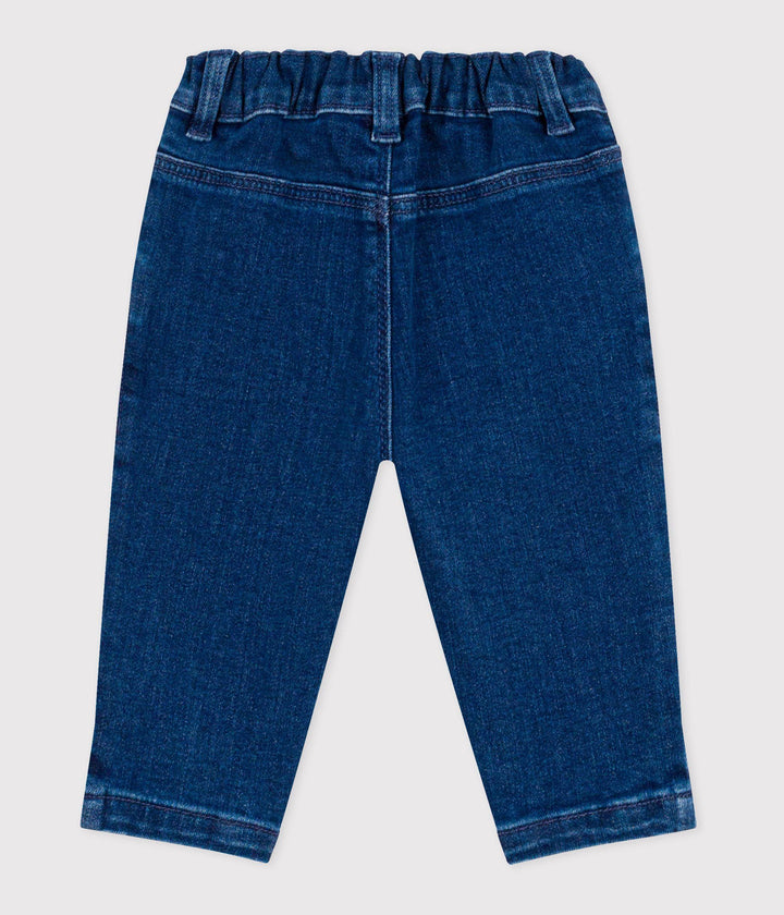 Pantaloni in denim neonato A0EDO 01 PETIT BATEAU 