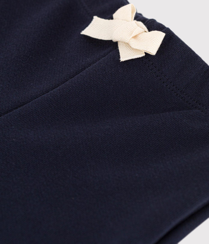 PANTALONI PER BEBÈ IN TESSUTO FELPATO BLU A08GK 04 PETIT BATEAU 
