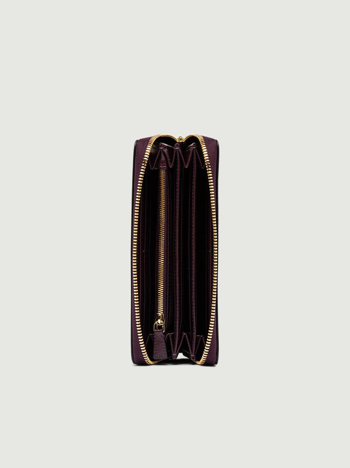 portafoglio in pelle liscia color viola R-5042 PRCKLUX 5008 GIANNI CHIARINI 