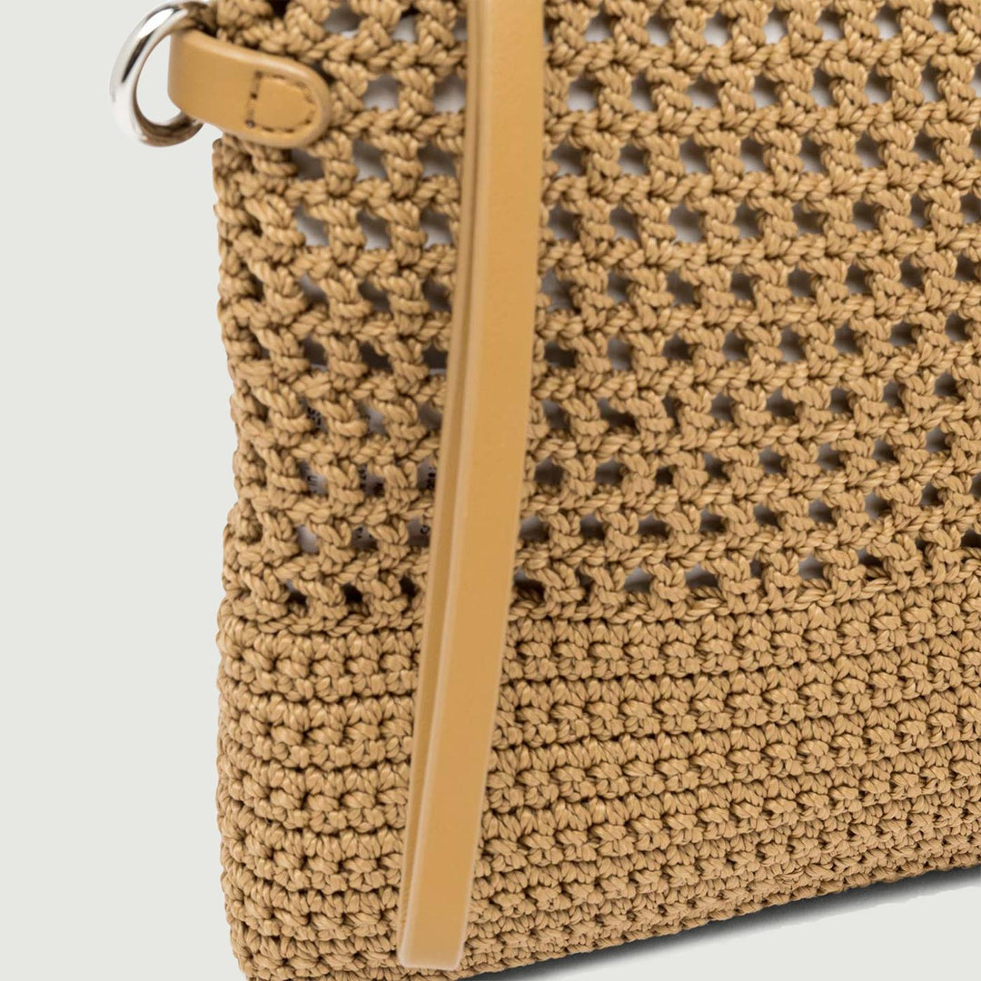 BORSA IN TESSUTO E SINTETICO VICTORIA CAMMELLO BS 10795 SMCRH 042 GIANNI CHIARINI 