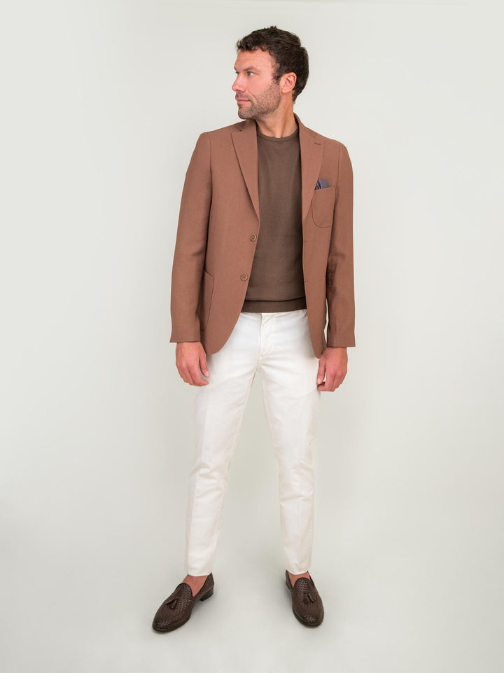 BLAZER MONOPETTO COLOR marrone