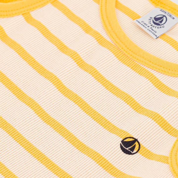 Abito smanicato in cotone bambina A07SY 01 PETIT BATEAU 