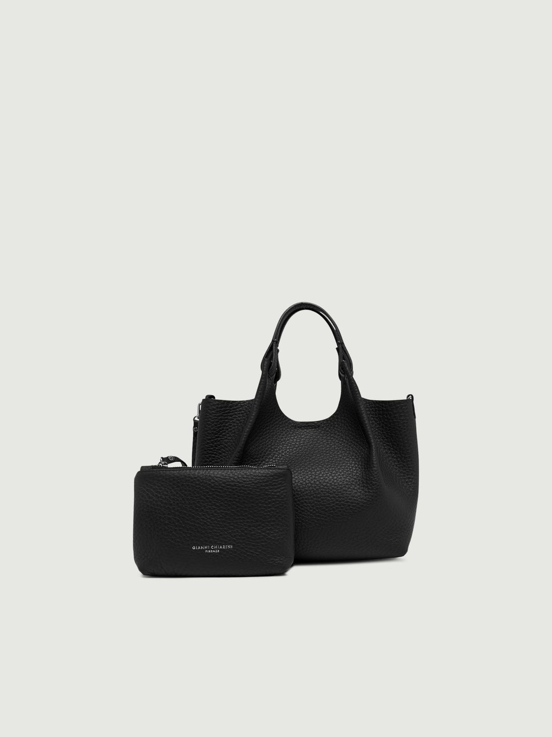 Borsa a spalla Dua color nero-castoro 9719 RNGDBL 12565 GIANNI CHIARINI 