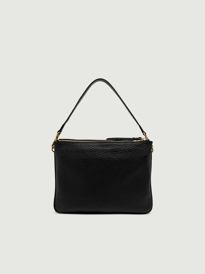 BORSA FRIDA IN PELLE NERA. 10436 TKL 001 GIANNI CHIARINI 