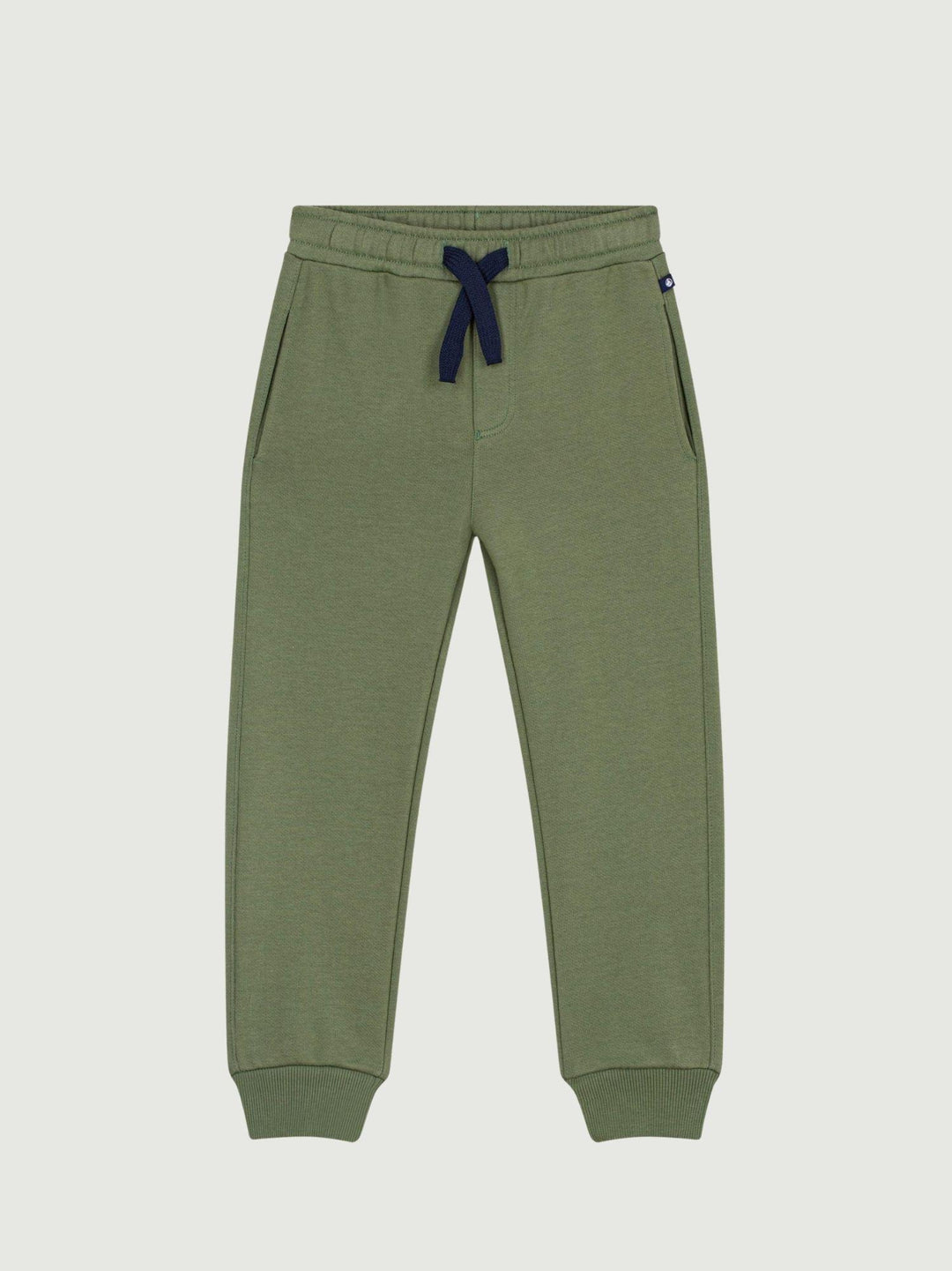 Pantaloni felpati in cotone verdi A0F53 02 PETIT BATEAU 