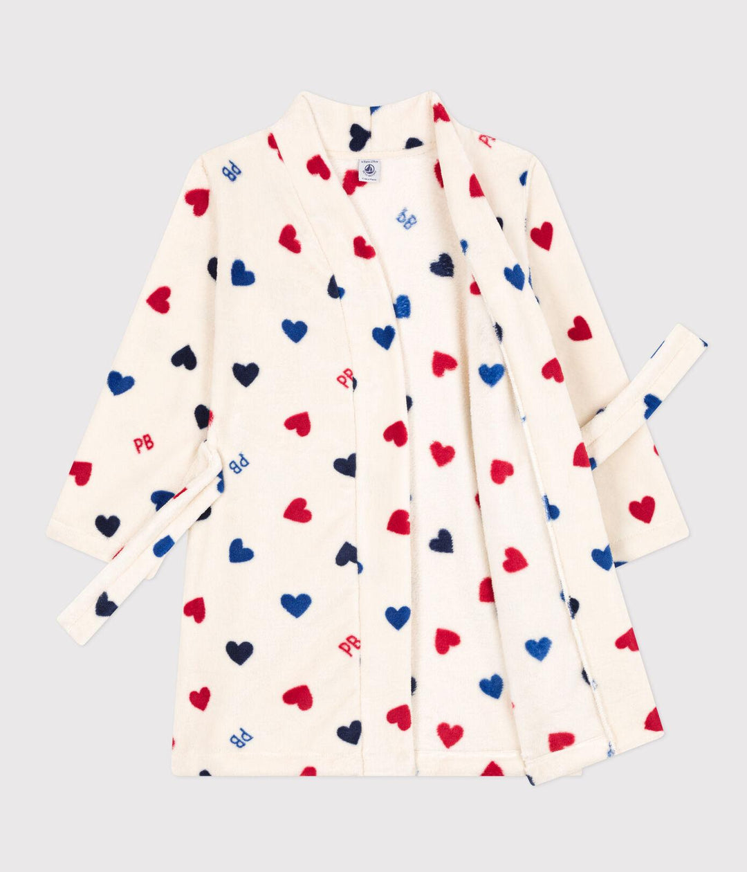 VESTAGLIA IN PILE BAMBINO UNISEX A0848 01 PETIT BATEAU 