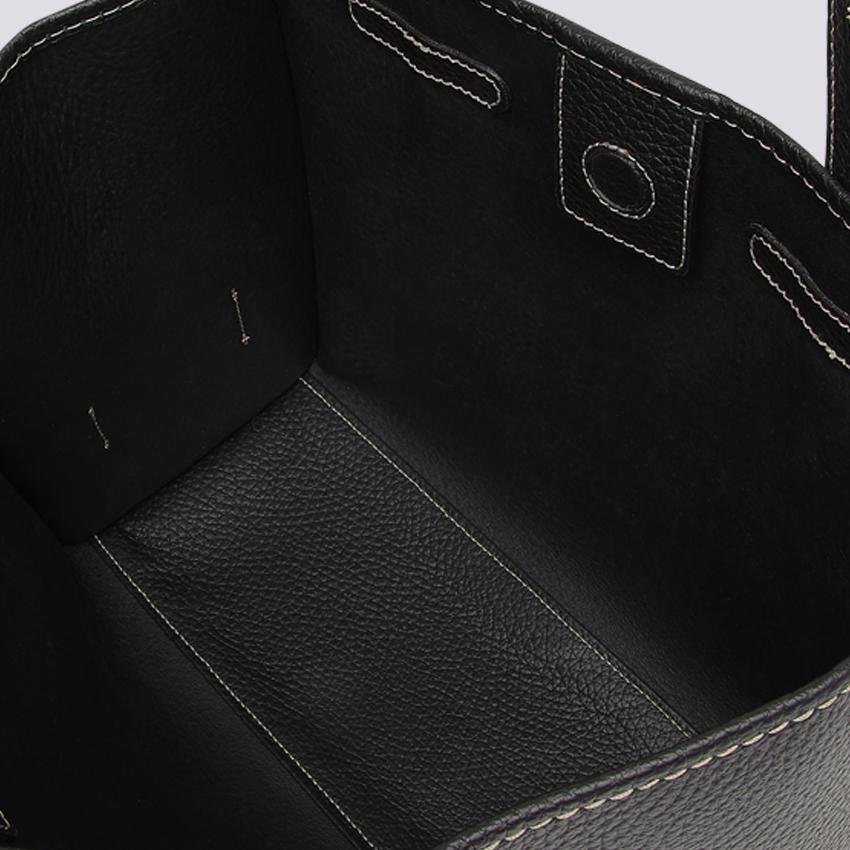 Shopping Marcella in pelle martellata nera BS 9330 HKG 001 GIANNI CHIARINI 