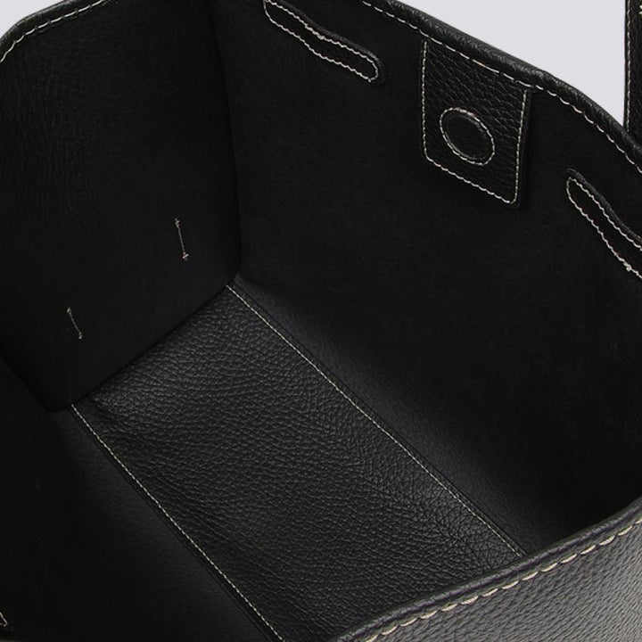 Shopping Marcella in pelle martellata nera BS 9330 HKG 001 GIANNI CHIARINI 
