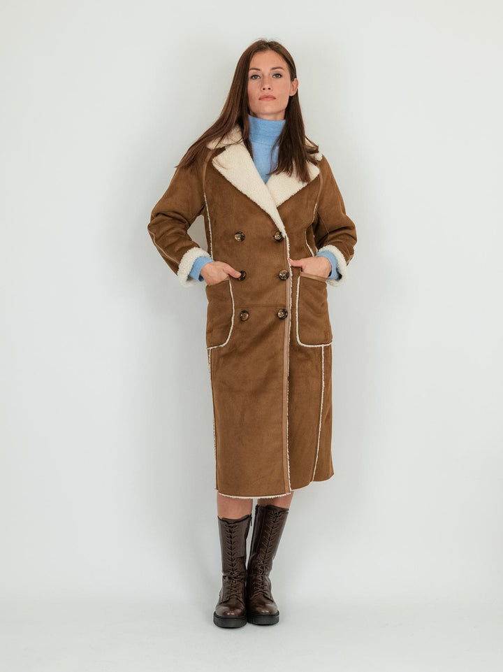 ECOMONTONE REVERSIBILE CARAMELLO PANNA B345MONT 06 ANDREA MORANDO 