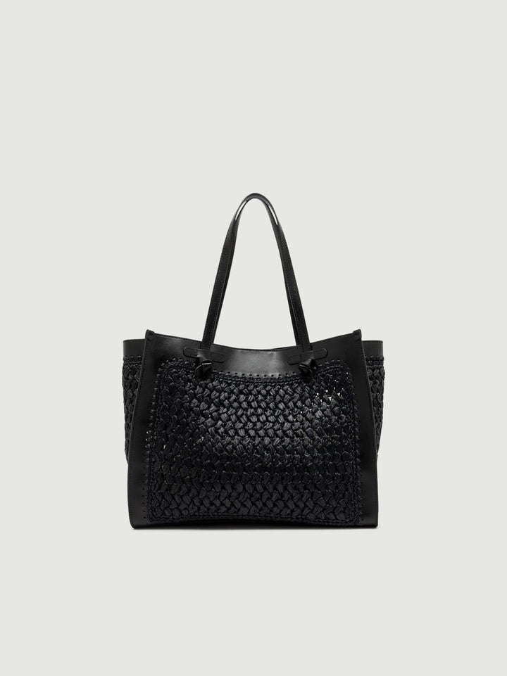 SHOPPING MARCELLA IN RAFIA NERA