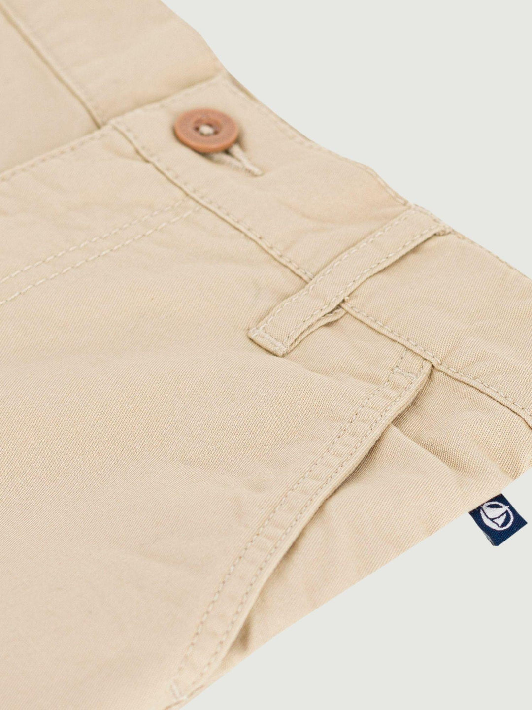 Pantaloni in serge beige A0FMV 02 PETIT BATEAU 