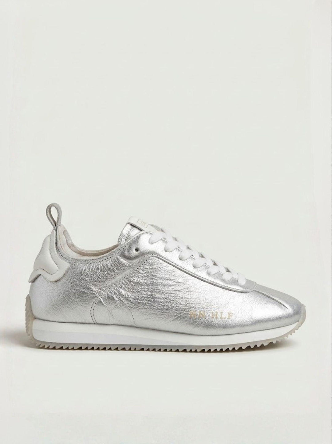 Sneaker Fishkat in pelle metallizzata argento FISHKAT SILVER NINE AN HALF 