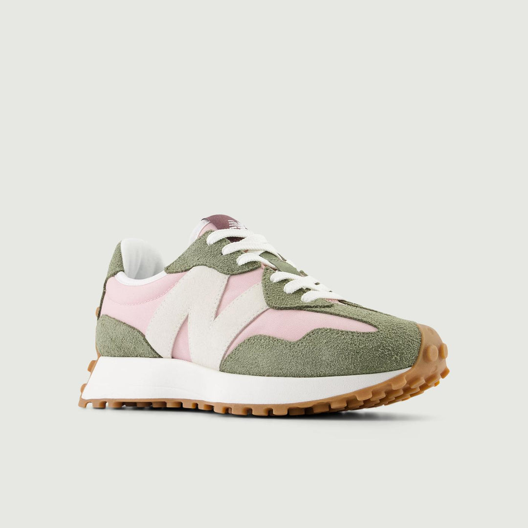 SNEAKER NEW BALANCE 327 OLIVA E ROSA WS327FT B NEW BALANCE 