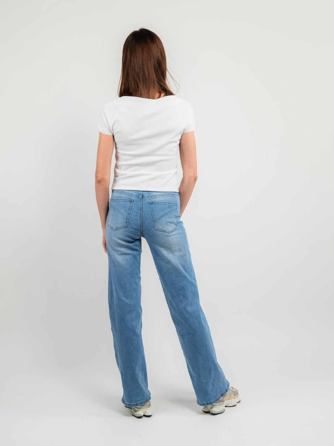 JEANS 5 TASCHE A PALAZZO