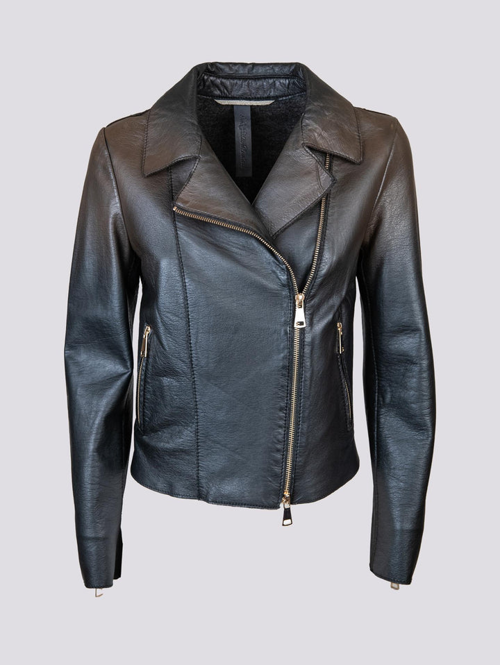 CHIODO IN PELLE  SFODERATO MARRONE IRIS 901 JACK LEATHER 