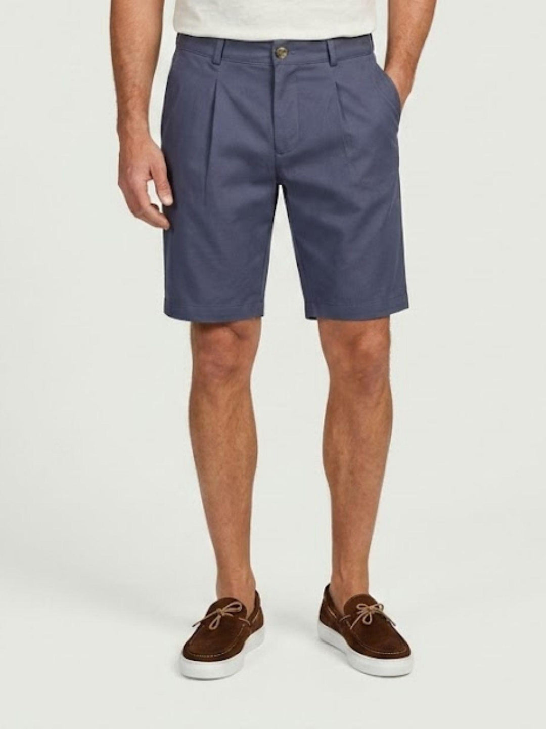 Bermuda in tessuto tecnico stretch navy BU26S47BEPA1423TECH 200 ANDREA MORANDO 