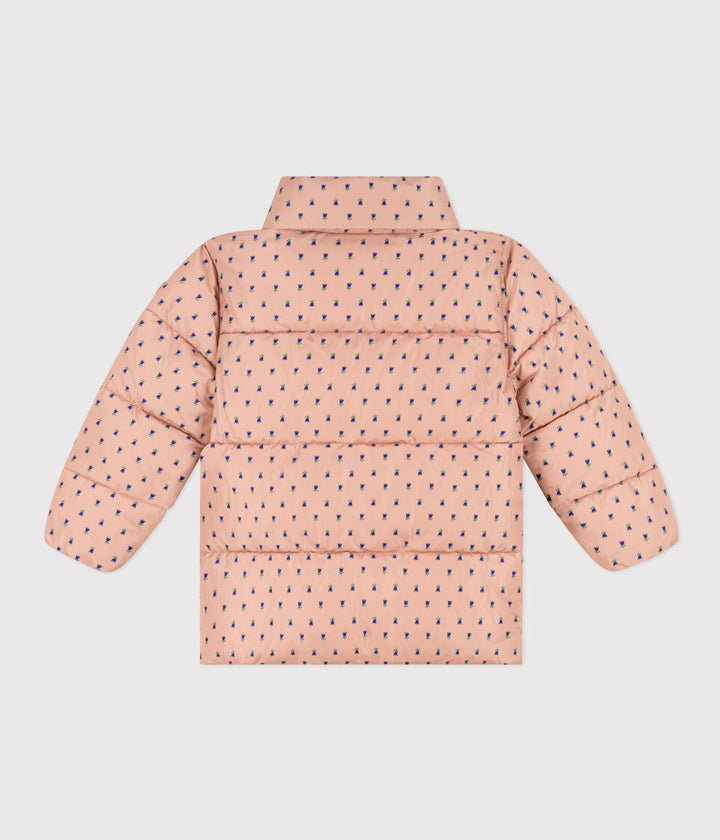 PIUMINO CON CAPPUCCIO ESTRAIBILE BAMBINA A08A9 01 PETIT BATEAU 