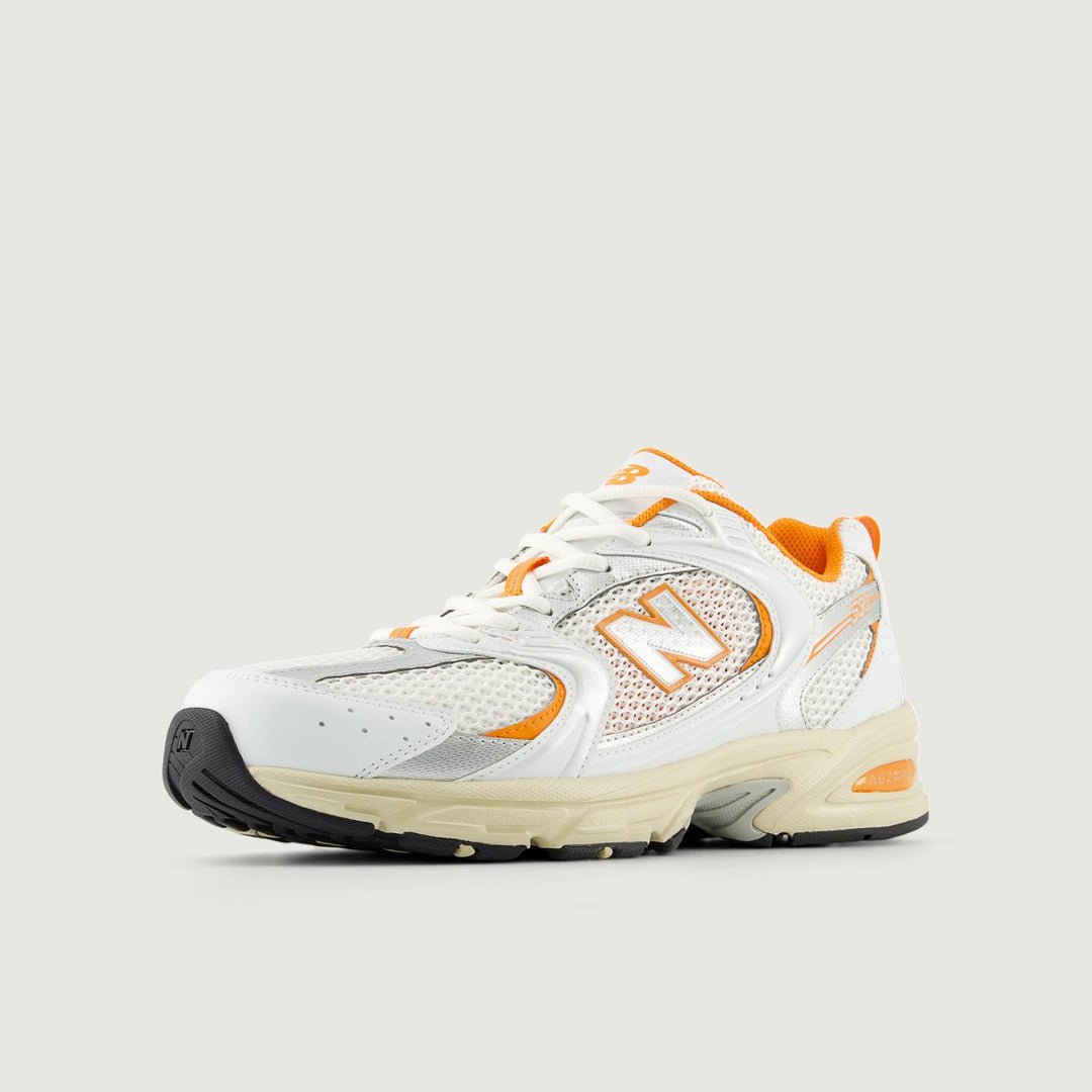 SNEAKER NEW BALANCE 530 BIANCO E ARANCIO MR530EB D NEW BALANCE 