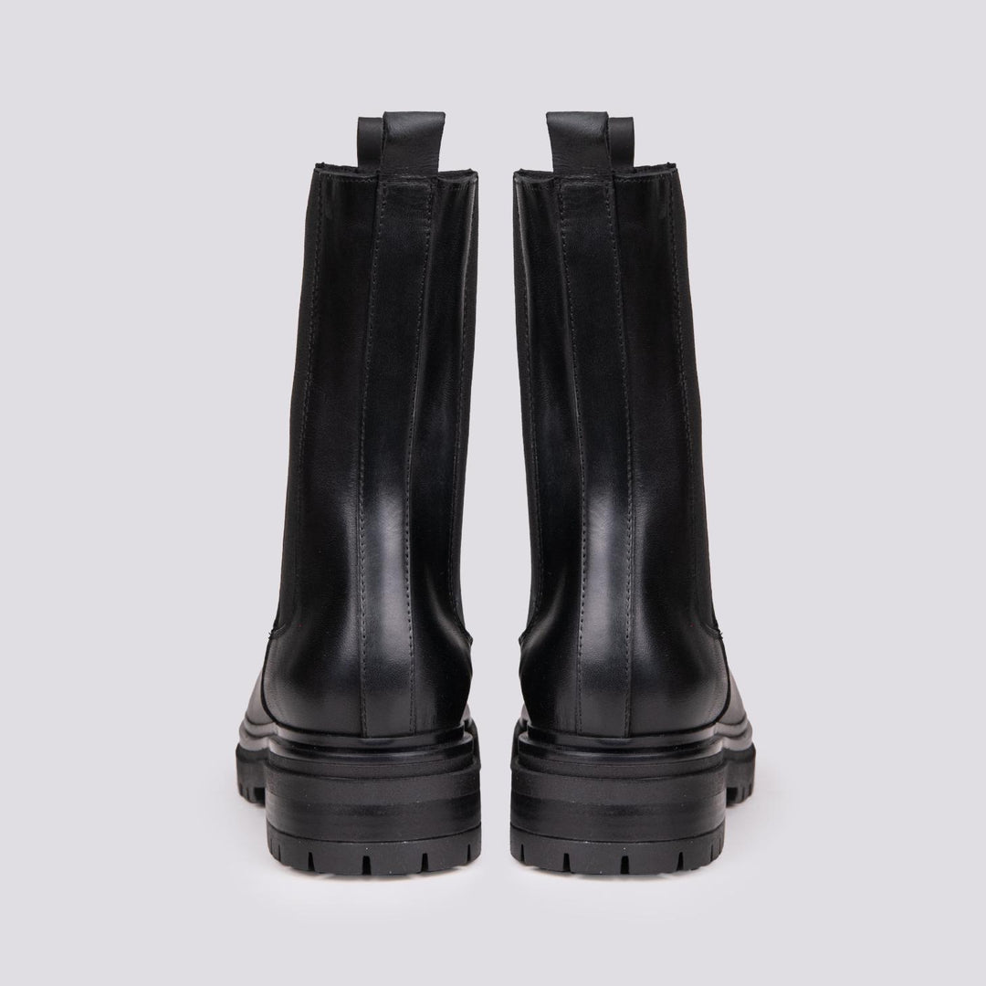 BIKER IN PELLE NERA TRPR64 NERO ANDREA MORANDO 
