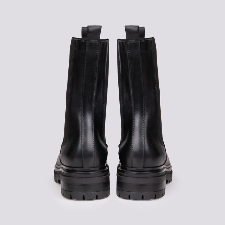BIKER IN PELLE NERA TRPR64 NERO ANDREA MORANDO 