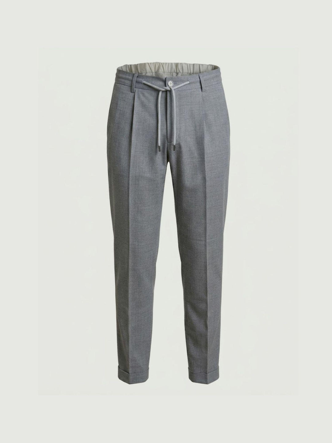 Pantalone fresco lana con coulisse grigio 01PL0204M 9002 ANDREA MORANDO 