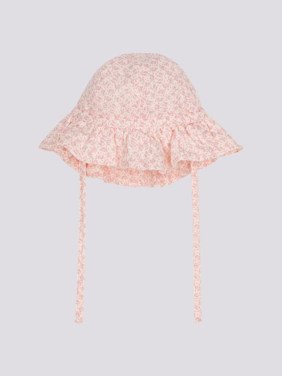 CAPPELLINO A FIORI ROSA IN GARZA DI COTONE BEBÈ A09P7 01 PETIT BATEAU 