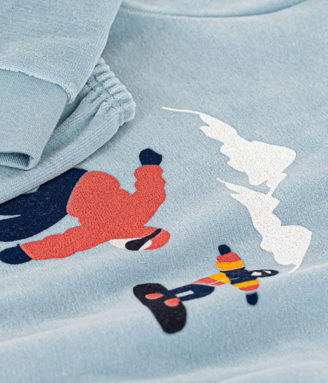 PIGIAMA BAMBINO IN CINIGLIA A0865 01 PETIT BATEAU 